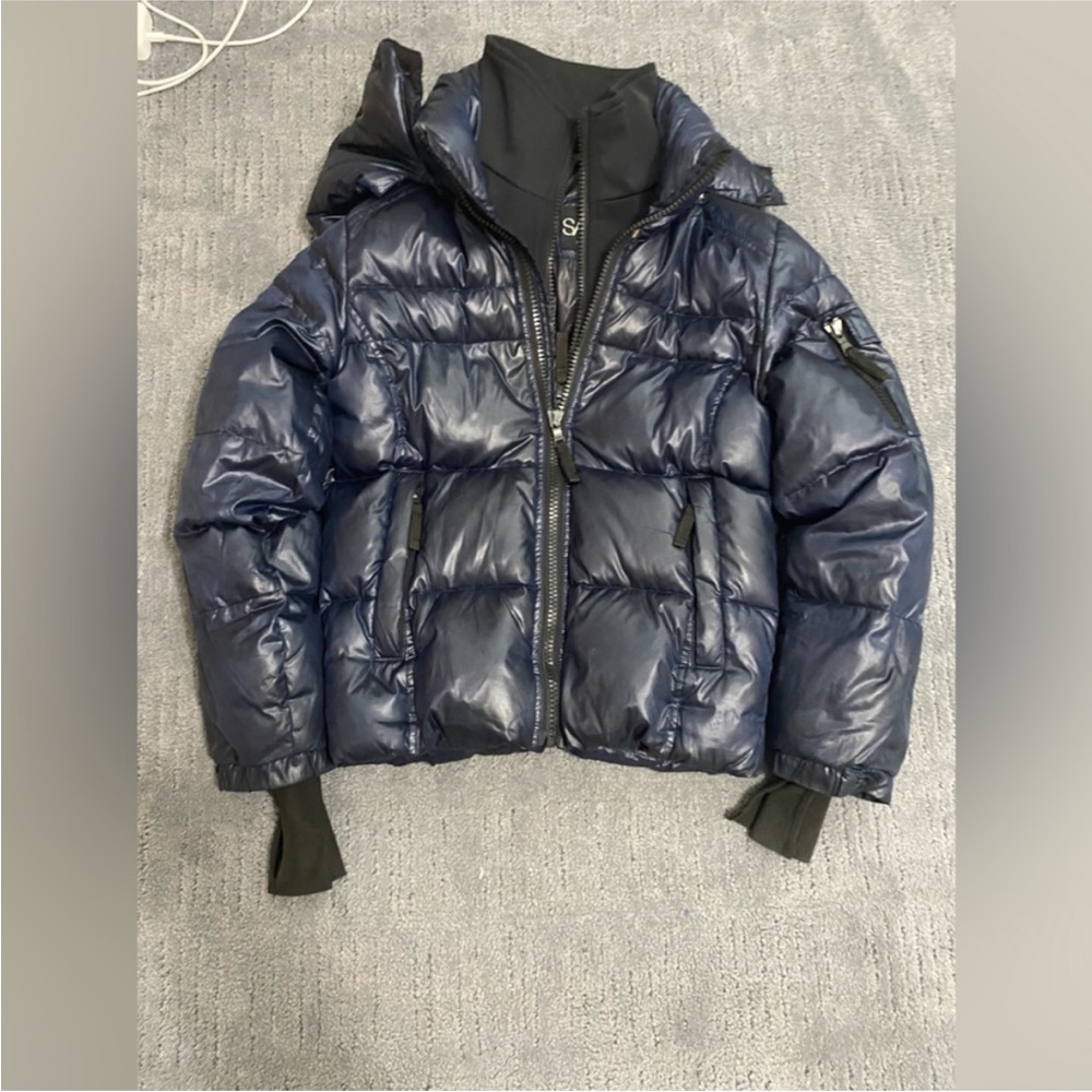 SAM unisex navy coat size 14